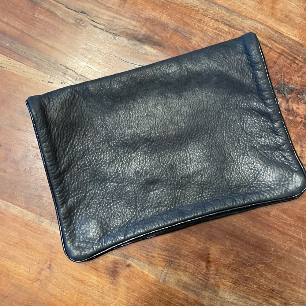 Theory Leather Clutch